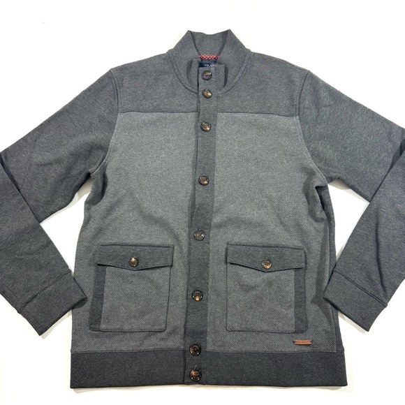 Ted Baker London Waltar Button Front Cardigan - Picture 1 of 7